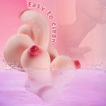 Sex Doll Small Trans Sex Toys Pocket Pussys 2 In 1 Futa Male Masturbator Toys With Realistic Soft Dildo, Torso Adult Shemale Sex Doll For Men