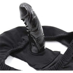 Chastity Belt Strap-On Dildo Pants Underpants With A Removable 13Cm Silicone Dildo For Men Women Lesbian Couples Black