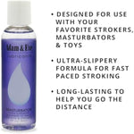 Masturbator Lube, Ultra Slippery Water Based Personal Lubricant For Men, Long Lasting Lube For Strokers And Solo Play, Safe For All Sex Toy Materials, Easy To Clean, Smooth And Non Sticky