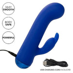 Thicc Chubby Bunny Silicone Massager with Dual Motor and Ultra-Thick Shaft