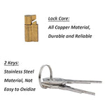 Chastity Cage Accessories - Copper Lock Core W/ 2 Keys For Cobra Series V2 V3 V4 Male Chastity Device, Stealth Lock Replacement