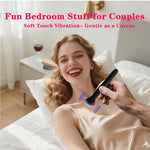 Mini Vibrator 2-in-1 Dual Electric Makeup Brush & Powerful Bullet Vibrator Women, Discreet Quiet Rechargeable Waterproof Personal Massager G-Spot Clitoral Stimulator Couples Travel Sex Toy