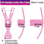 Lightweight Cock Cage With Black Anti-Fall Belt Inverted Chastity Lock Sissy Bdsm Bondage Sex Toys For Men,Women (Pink,Large)