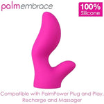 Palmembrace Silicone Attachment Head, Dual Stimulation, Compatible With Plug And Play, Recharge, And Original Massager, Soft Touch Silicone