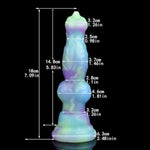 Fantasy Knotted Small Size Unique Multi-Color Soft Silicone Knotty Dog Dildo Anal Plug With Knot For Men Women Couple Beginners With Suction