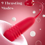 Vibrator Rose Sex Toys For Women - Adult Toys Women Sex Toys With 18 Sucking Thrusting Modes, Upgraded Rose Sucking Vibrators Dildo G Spot Clitoral Stimulator Adult Sex Toys & Games For Women Couples