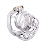 Male Cock Cage Stainless Steel Chastity Device, Comfortable Male Cock Cage Adult Game Sex Toy A340 (1.57 Inch / 40Mm)