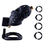 Male 3D Cock Cage Set With 4 Cock Rings, Silicone Urethral Plug Dilator, Chastity Belt And Metal Anal Plug Buttplug, Large Chastity Cage Device Sex Toys For Man Gay Couple (Cage Set)