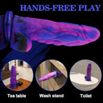 9.5'' Huge Fantasy Realistic Dildo,2.4'' In Diameter Thick G-Spot Dildo,Soft Silicone Anal Dildo With Powerful Suction Cup,Adult Sex Toys For Women Men Gay Couple For Clitoral Vaginal Anal Stimulation