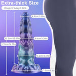 Fantasy Silicone Dildo, 14.76 Inches Super Huge Classic Realistic Dildo With Powerful Suction Cup For Men Women Couple L