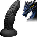 Thick Fantasy Dildo Big Monster Dildos With Knot U & G-Spot Dragon Dildo With Large Suction Cup, Long Anal Plug Silicone Adult Sex Toys & Games For Women Men Couples 8"