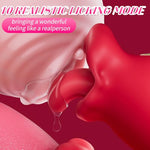 Vibrator Tongue Sex Toys for Women - Adult Toys Vibrators Dildo with 10 Licking Swing & 10 Vibration Modes, Thrusting Rose Sex Toy Nipple Toys Anal G Spot Clit Stimulator for Female and Couples Games