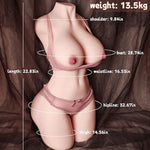 33Lb Lifelike Sex Doll For Men, Life Size Female Torso Sex Doll Male Masturbator With Soft Plump Boobs Butt Pussy Ass, Realistic Full Size Male Sex Toys For Vaginal Anal Breast Sex Penile Training