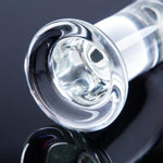 6.5 Inch Crystal Glass Realistic Dildo, Small Transparent Clear Dildo Anal Thin Plug, Smooth Curved Glass Slim Wand, Vaginal Anal G-Spot, And Prostate Massager,Suitable For Men, Women,And Beginners