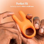 Orb Vibrating Cock Ring Penis Vibrator for Men, Couples Sex Toys, Rechargeable His and Hers Sex Toys – Waterproof Silicone Vibrating Penis Ring for Couples Intimacy, Naughty Gift Cock Rings