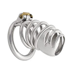 Male'S Stainless Steel Chasity Cages Device Trainer Kit For Adult Game Sex Toy J1555 55Mm