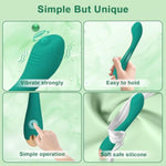 G Spot Vibrator Adult Sex Toys For Women, Clitoral Nipple Anal Stimulator Dildo With 10 Powerful Vibrating Modes, Waterproof And Rechargeable Wand Massager Strapless On Adult Sex Toys & Games (Green)