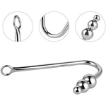 Anal Hook With 3 Balls & G-Spot Massage Dildo