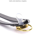 Adult Bdsm Gags With Chain Clips Sex Pacifier Balls Female Breast Bells Nipple Clips?Collars, Gags, Restraints, Nipple Clamps, Bondage, Play Props