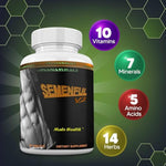 Semenful-V3 Semen Volumizer. Climax Enhancer For Male And Female. Cum Volume Enhancement. Helps Increase Sperm Volume To Achieve Extreme Arousals. 30 Tablets