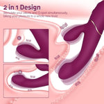 G Spot Vibrator Adult Sex Toys For Women, Female Thick Clitoris Stimulation Device Rabbit Dildo With Powerful Dual Motors