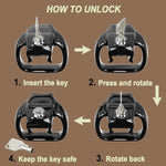 Male Chastity Cgae Chastity Device - Ht-V5 Lightweight Vertical Invisible Lock Cock Cage For Men With Rings & Keys Adult Sex Toys For Male Penis Exercise And Abstinence Nub (Black,36Mm Ring)