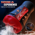 Male Masturbator Sex Toys For Men - 5In1 Male Sex Toy With 9 Vibrating & 3D Mouth & Penis Pump Exhaust Vent & Stroker Cup, Mens Pocket Pussy Adult Sex Toys & Games Blowjob Toy For Gay Men
