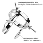 Adjustable Anal Expander for Men and Women, Metal Anal Dilator with Rotating Key