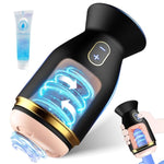 Flesh Male Masturbator Light Sex Toys For Men, Male Penis Training Vibrator With 7 Rotating Modes, Mens Sex Machine Masturbators Pocket Pussy Blowjob Toy Adult Stroker For Men Pleasure