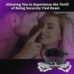 BDSM Bandage Body Chains and Clamps Nipple Clamp Neck Bondage, Sex Restraints Bondage Gear, Restraint Set for Sex