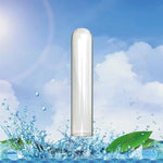 Large Glass Dildo Crystal Penis,Anal Butt Plug Anal Trainer Glass Butt Plug Big Crystal Anal Plug Anal Masturbation Butt Expander Anal Trainer Toy Clear Hollow Anal Plug For Women Men(3Cm)