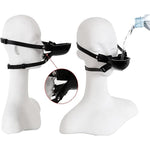 Mouth Plug Gag Urinal Piss With Adjustable Harness,Funnel Gay Mouth Ball Gag Oral Sex, Sm Bondage Slave Extreme Sex Toys For Women Men Couples(Black) (Black)