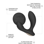 Hugo 2 Remote Prostate Vibrator, Male Sex Toy For Men, Wireless Prostate Massager With Intense Vibrations, Discreet Mens Vibrator, Premium Prostate Toy, Black