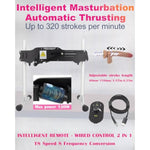 120W Sex Machine Intellgent App Wired-Wireless Controlled Double Rod Thrusting Machines For Women W/ Anti-Rotation System Attachements For Female Couples Stimulation(2 Rod App Wired Remote)