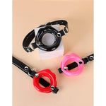 Sm Props Silicone Soft Mouth Shape Mouth Plug Forced Opening Mouth Gag Adult Sex Toy