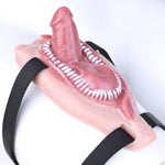 Wearable Fantasy Prostate Riding Sex Grinder With Lifelike Dildo, Soft Silicone Adult Grinding Perineum Massager Seat, Realistic Texture Multi-Purpose Stimulation Sex Dildo Toy For Women (Faak-G1122Z)