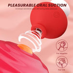 Next-Level Lantern Clitoral Suction Vibrator Sex Toy – 7 Suction Modes G-Spot Vibrator For Women | Waterproof Rechargeable Adult Toy For Solo & Couple Play