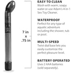 Waterproof Prostate Massager Vibrating Anal Stimulator For Men Powerful Multi Speed Vibes Angled Tip For P Spot Stimulation Beginner Friendly Slim Design Waterproof Adjustable Speed