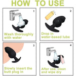 Butt Plugs Silicone Sex Toys Anal Plugs Anal Adult Sex Toys & Games Anal Training Kit With Curved Base & Slender Waist Prostate Sex Toy For Comfortable Long-Term Wear