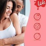 Sexy Strawberry Premium Flavored Edible Lube For Men, Women And Couples | Long-Lasting, Condom Safe, Sugar Free, 9 Fl Oz