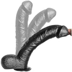 13Inch Big Black Dildo, Realistic Giant Dildos For G-Spot Stimulation Orgasm, Thick Wide Anal Dildo Black Big Penis With Suction Cup For Adult Sex Toy Men Women Couple