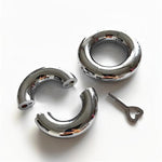 Heavy Stainless Steel Male Penis Ring Metal Smooth Bondage Rooster Ring With Key(33Mm)