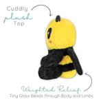 Buzzy Bee - Microwavable & Weighted Plush Stuffed Animal - Heated Plushie For Warmth - Cute, Soft, Cozy Toy For Adults & Children (Boys, Girls, & Toddlers) By Warm Pals