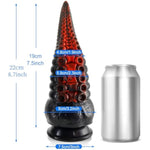 8.7Inch Realistic Tentacle G-Spot Dildo, Dragon Butt Plug Silicone Big Thick Dildo With Strong Suction Cup, Fantasy Monster Octopus Dildo Anal Adult Sex Toy For Women Men Gay