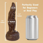 Realistic Dragon Dildo Monster Fantasy Dildo Womens Sex Toys, Huge Anal Dildo, Butt Plug, Silicone Adult Toy, Dildos for Men, Prostate Massager, Colorful Sex Toys, Dragon Beast Dildos (Coffee Brown)