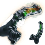 Monster Prostate Massager Dildo Sex Adult Toys,Stimulater Vibrating Wand For G-Spot Clitoral Nipple Anal Waterproof, Realistic Texture Dildo Sex Toys For Women Couple Gay(Green)