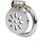 Small Comfortable Stainless Steel Sm Bondage Chastity Lock For Penis Training And Abstinence Male Beginner Cage Penis Chastity Device To Prevent Erection Sex Tools Adult Toys