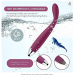 Finger Shaped Waterproof Vibrator for Women - 25 Vibration Settings