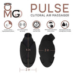 Pulse Rechargeable Clitoral Air Massager Rechargeable, Black (-Air-1)