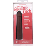 Doc Johnson The Realistic Dildo - 9 Inch ULTRASKYN Dong with Removable Vac-U-Lock Suction Cup - F-Machine and Harness Compatible Dildo - for Adults Only, Chocolate